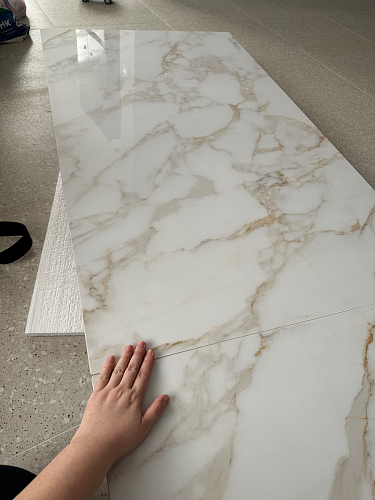 Керамический стол Ливи 140(200)х80х78 carla larkin / дуб монтана фото покупателя 25