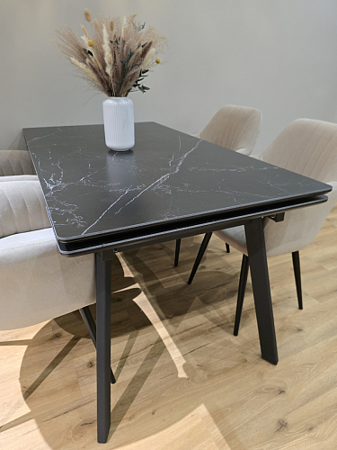 Керамический стол Норман 120(180)х80 shakespeare black / черный фото покупателя 10