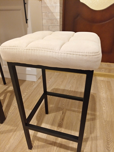 Барный стул Лофт катания лаванда / белый матовый фото покупателя 269