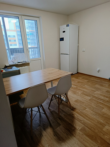 Стол Лота Лофт 140 25 мм черный матовый / дуб вотан фото покупателя 519