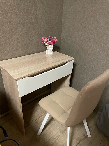 Стул на металлокаркасе Чилли К черный / зеленый фото покупателя 188