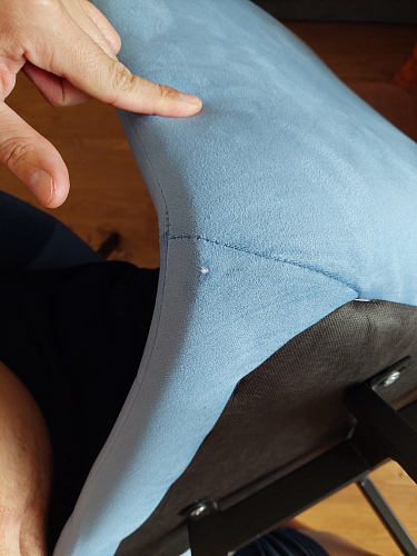 Стул на металлокаркасе Чилли бежевый / белый каркас фото покупателя 766