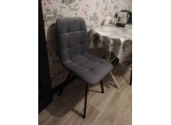 Стул на металлокаркасе Чилли розовый / черный каркас фото покупателя 365