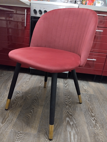 Стул на металлокаркасе Gabi latte / gold / black фото покупателя 531