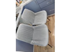 Стул на металлокаркасе Седа К крутящийся светло-серый  / белый фото покупателя 205