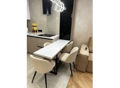 Стул на металлокаркасе Gabi 1 gray / black фото покупателя 398