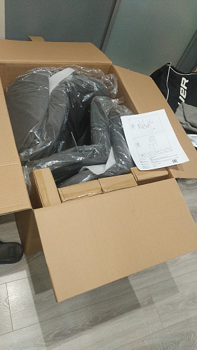 Стул на металлокаркасе Gabi dark beige / black / silver фото покупателя 903