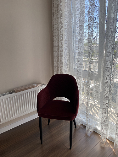 Стул на металлокаркасе Vener wine red фото покупателя 19