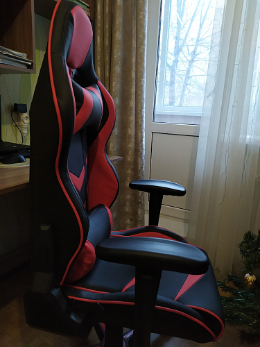 Компьютерное кресло Racer черное / бежевое фото покупателя 89