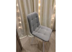 Стул на металлокаркасе Чилли светло-серый / черный фото покупателя 179