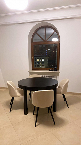 Стул на металлокаркасе Gabi 1 light blue / black / gold фото покупателя 951