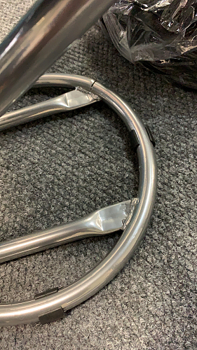 Табурет 02 №5 КЗ№ Экотекс 3022 хром / серый фото покупателя 2