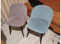 Стул на металлокаркасе Gabi gray / black фото покупателя 923