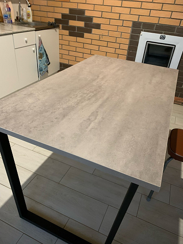 Деревянный стол Лота Лофт 140х80 дуб крафт табачный / черный матовый фото покупателя 420