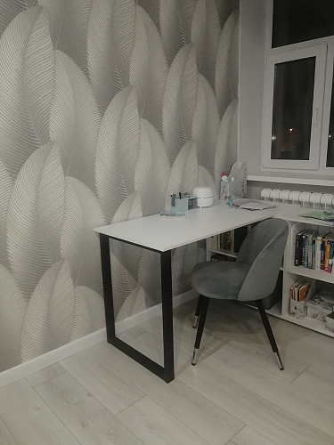 Стул на металлокаркасе Gabi latte / gold / black фото покупателя 153