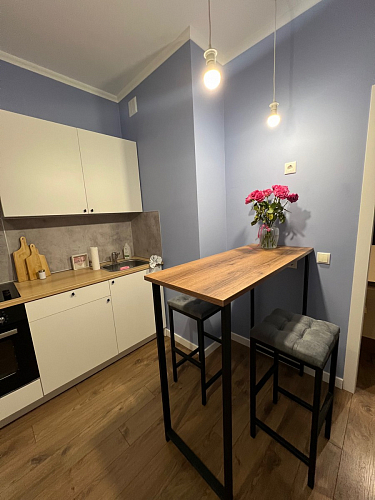 Барная стойка Дилан Лофт 120х40х98 дуб делано темный фото покупателя 187