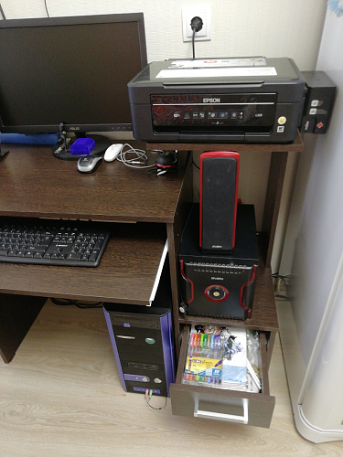 Компьютерный стол Джаз-24 левый дуб сонома фото покупателя 192