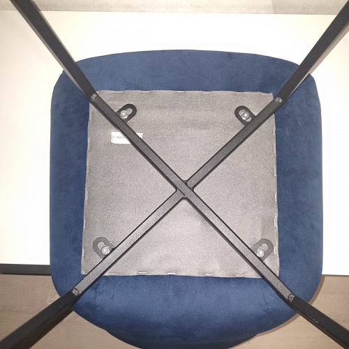 Стул на металлокаркасе Челси велюр коричневый / черный каркас фото покупателя 128