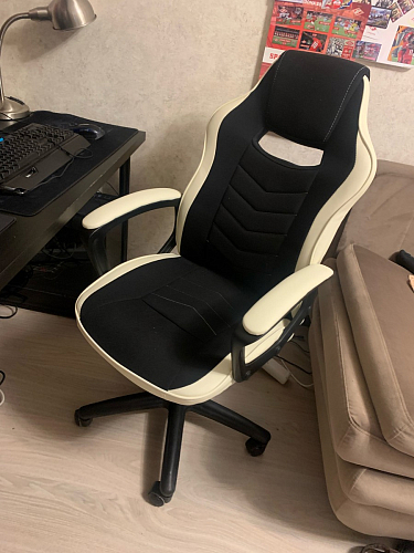 Компьютерное кресло Gamer черное / серое фото покупателя 107