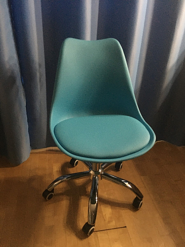 Компьютерное кресло Kolin с подушкой clear / white фото покупателя 568