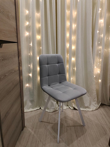 Стул на металлокаркасе Чилли зеленый / черный фото покупателя 179