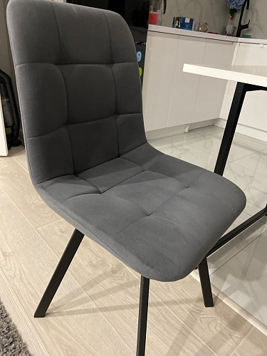 Стул на металлокаркасе Чилли К кирпичный / черный фото покупателя 37