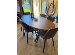 Стул на металлокаркасе Вейв светло-серый (hl 63) / 10К черный каркас фото покупателя 99