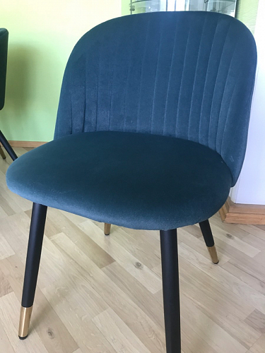 Стул на металлокаркасе Gabi 1 темно-серый / черный фото покупателя 112