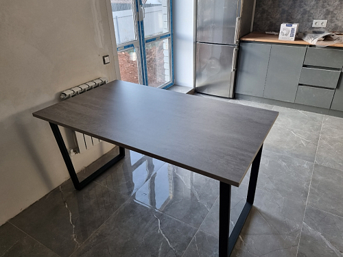 Деревянный стол Лота Лофт 120х75 белый матовый / дуб крафт золотой фото покупателя 306