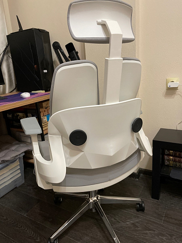 Компьютерное кресло Hiba gray / chrome фото покупателя 2