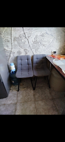 Комплект стульев Чилли 2 шт бежевый / черный фото покупателя 506