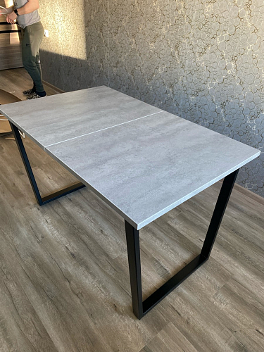 Деревянный стол Лота Лофт 140х80 дуб крафт табачный / черный матовый фото покупателя 150