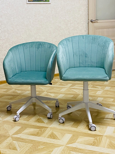 Компьютерное кресло Тибо светло-коричневый / белый фото покупателя 20