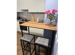 Барная стойка Дилан Лофт 120х60х90 бетон фото покупателя 188