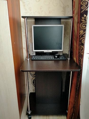 Компьютерный стол КСТ-12 белый  - Уцененный экземпляр фото покупателя 14