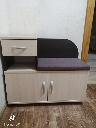 Обувница Аврора дуб млечный / венге фото покупателя 10