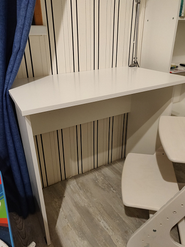 Стол письменный Kiwi дуб молочный  - Уцененный экземпляр фото покупателя 9