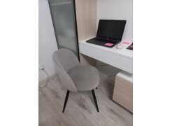 Стул на металлокаркасе Gabi 1 light purple / black фото покупателя 501