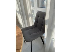 Стул на металлокаркасе Чилли черный фото покупателя 366