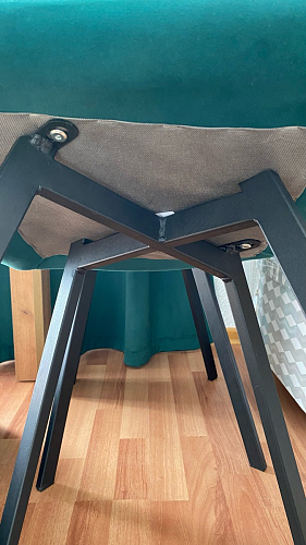 Комплект стульев Чилли 2 шт бежевый / черный фото покупателя 1487