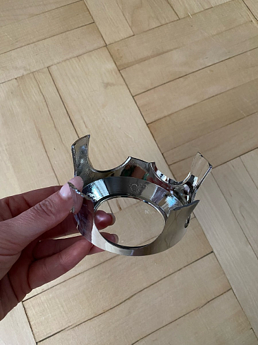 Компьютерное кресло Kolin с подушкой clear / white фото покупателя 550