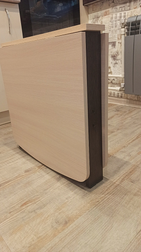 Стол-книжка СтК6 венге / дуб молочный высота 54 см фото покупателя 82