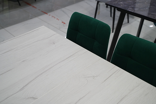 Деревянный стол Лота Лофт 120x75 дуб крафт табачный / черный матовый из шоурума 2