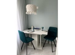 Стул на металлокаркасе Чилли горчичный / белый фото покупателя 407