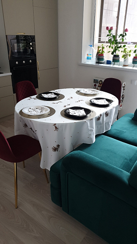 Стул на металлокаркасе Dabl wine red фото покупателя 207