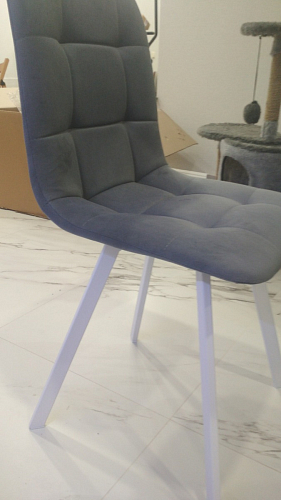 Стул Чилли 2 темно-серый  / черный фото покупателя 1145