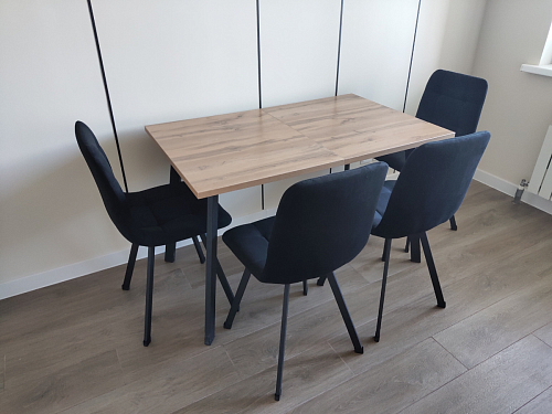 Стул на металлокаркасе Чилли зеленый / белый каркас фото покупателя 324