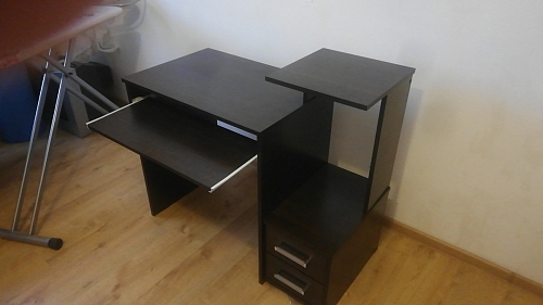 Компьютерный стол Джаз-24 левый дуб молочный фото покупателя 141