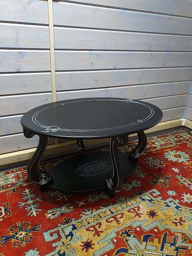 Журнальный столик Овация М с колесами слоновая кость / золото фото покупателя 1