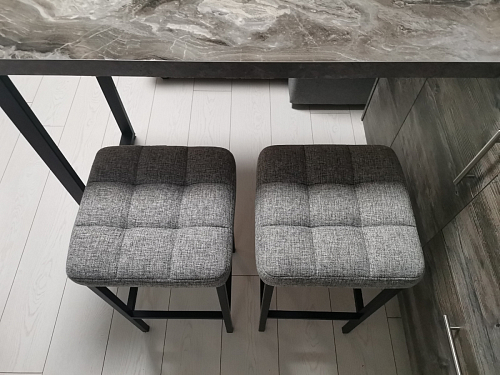 Барный стул Лофт катания лаванда / белый матовый фото покупателя 179